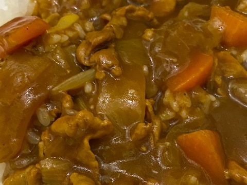 定番カレーライス(じゃがいもなし)